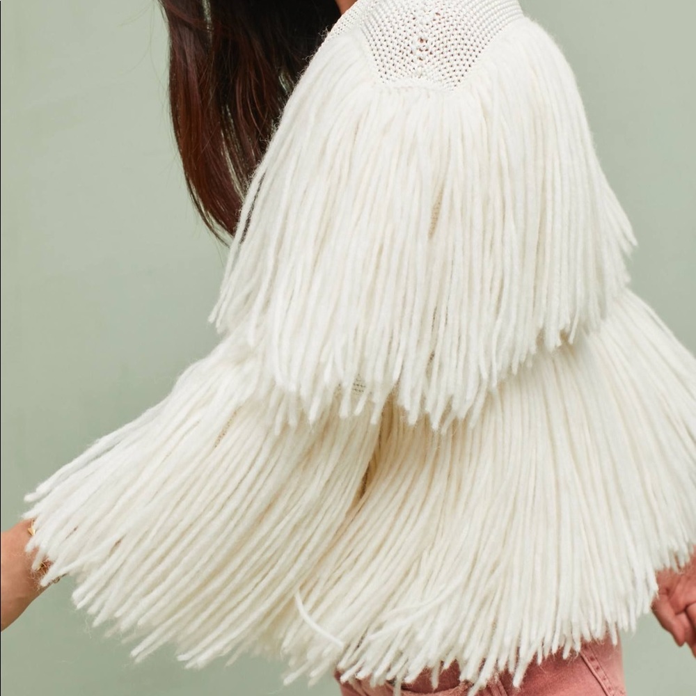 Rachel Antonoff Cece Fringe Cardigan